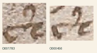 native Yale crops (v003 source-crop archive): f043r, f083v · weak_1_14